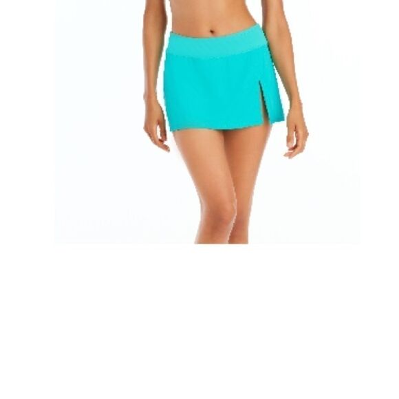 BLEU BY ROD BEATTIE High-Waist Swim Skirt, swimsuit size 6 color Belize - Picture 4 of 9